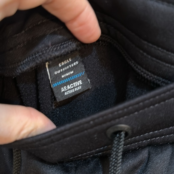 American Eagle outfitters men’s activewear, joggers size medium black - Picture 2 of 7